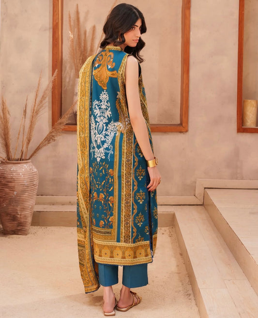 MCF113-PREMIUM RESHAM LAWN SUIT