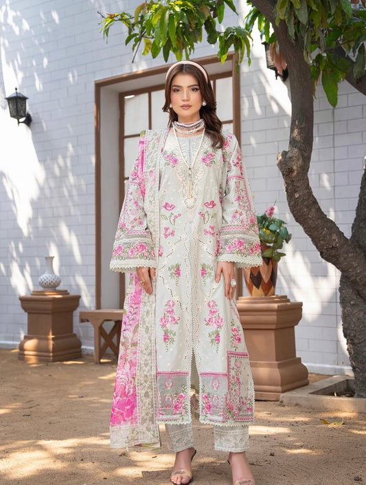 MCAR123-LUXURY COTTON LAWN SUITS