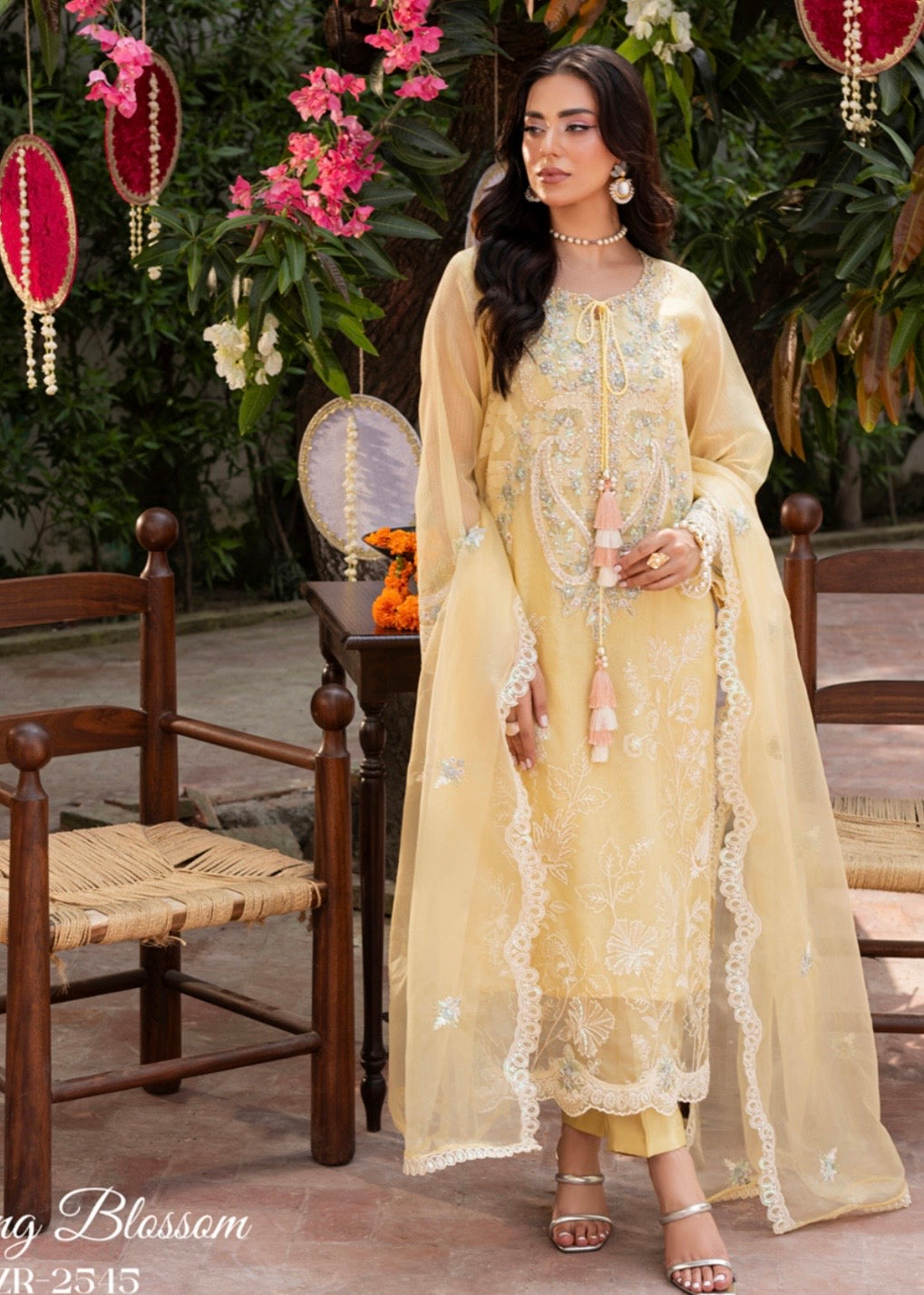 MCZH212-PREMIUM ORGANZA SUIT