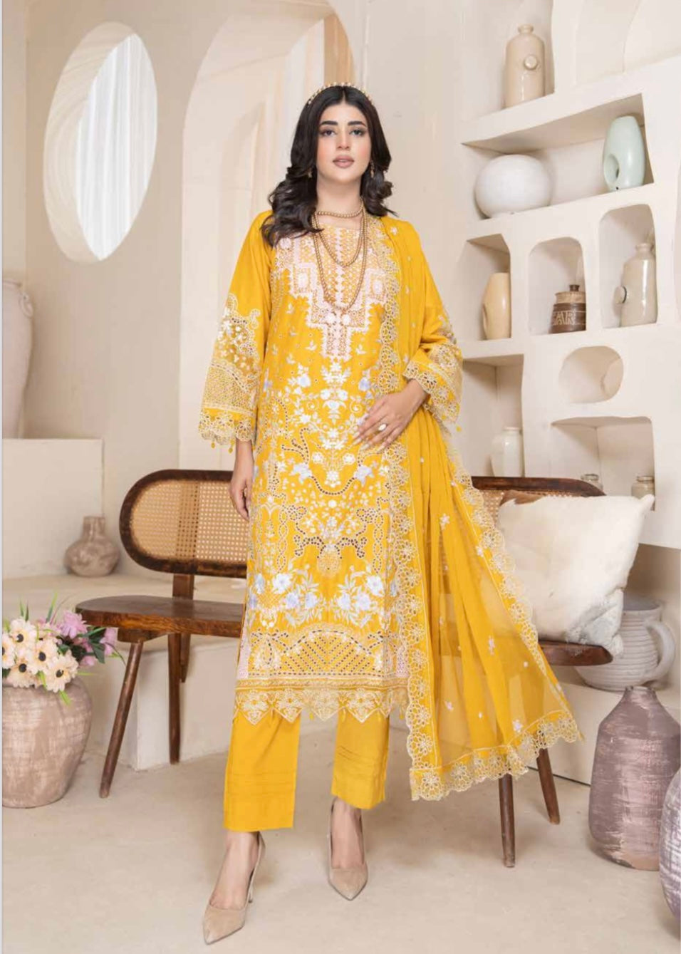 MCAJ105-PREMIUM EMBROIDERED SUIT