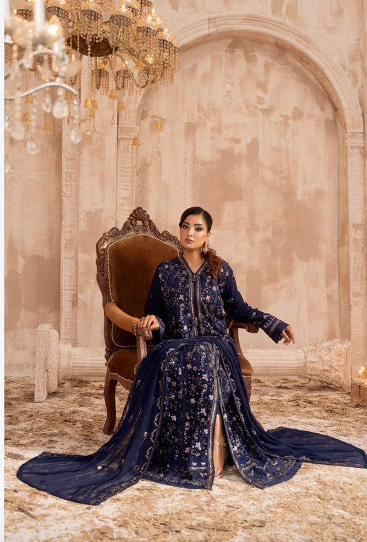 MCBN246-PREMIUM CHIFFON GOWN