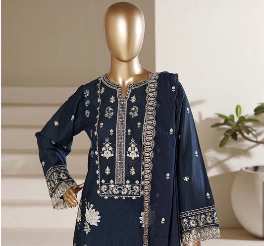 MCSBF368-PREMIUM EMBROIDERED LAWN SUIT