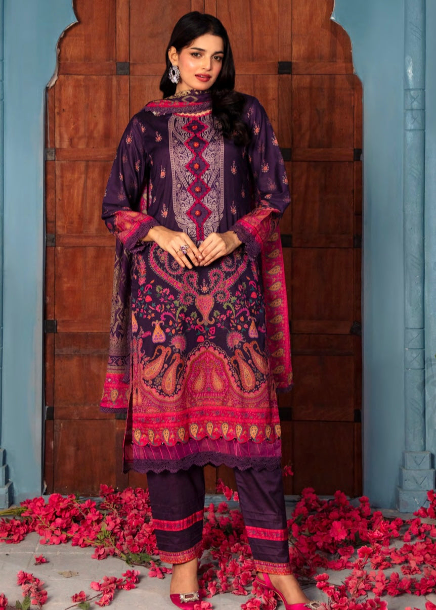 MCGA311-EMBROIDERED LAWN SUIT