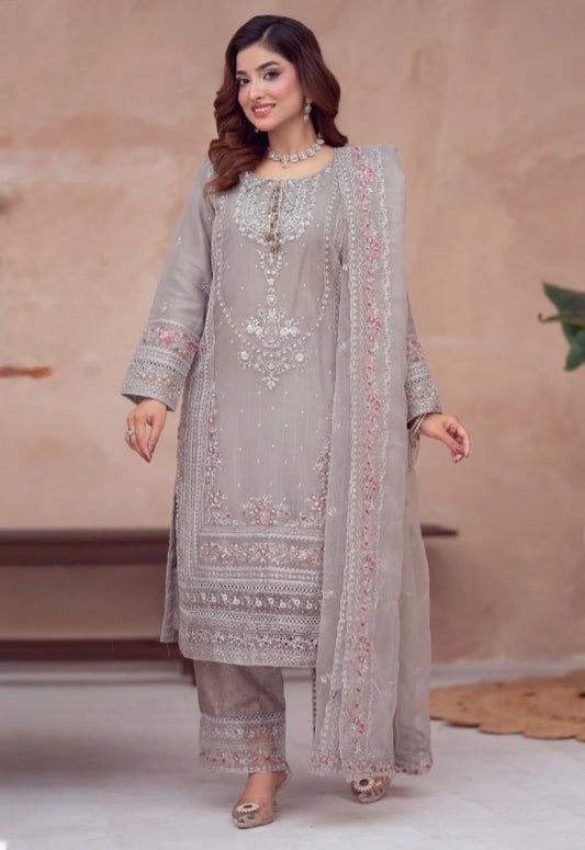 MCBN226-LUXURY ORGANZA SUITS