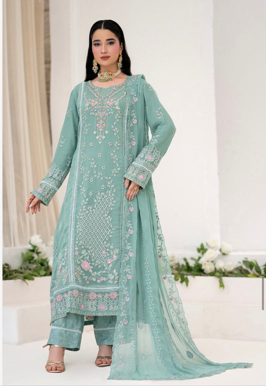 MCBN240-PREMIUM CHIFFON SUIT