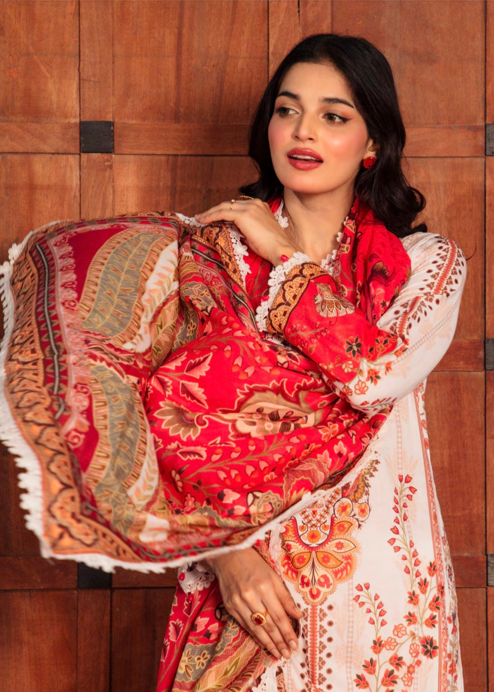 MCGA312-EMBROIDERED LAWN SUIT