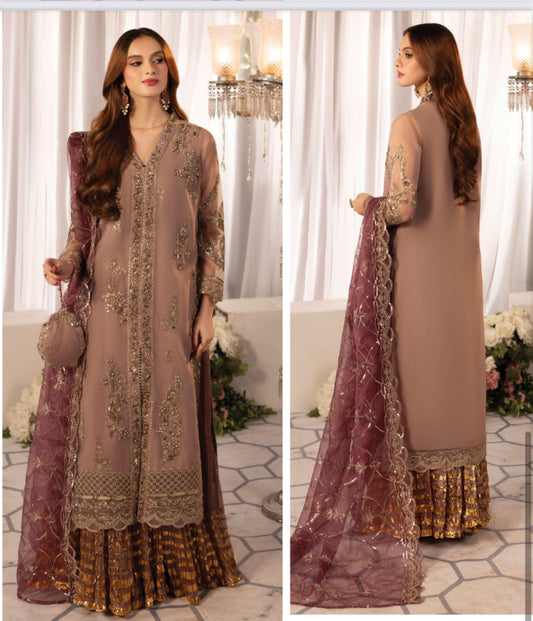 MCZR204-PREMIUM ORGANZA SUIT