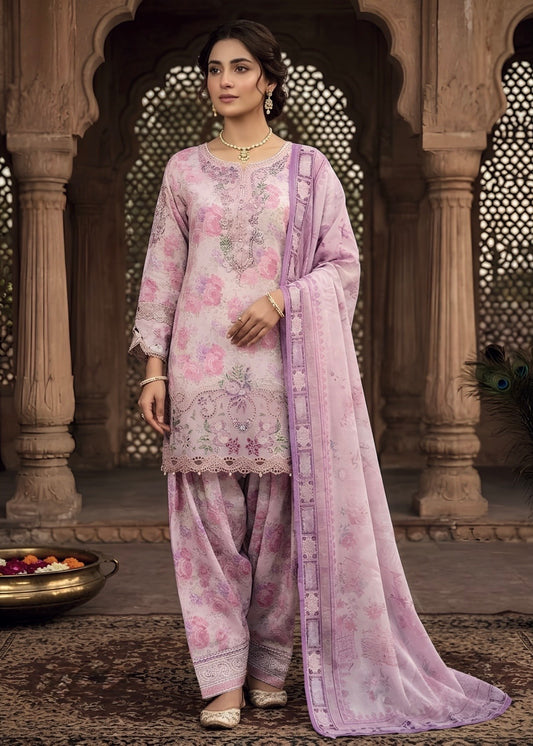 MCH131-PREMIUM EMBROIDERED LAWN SUIT