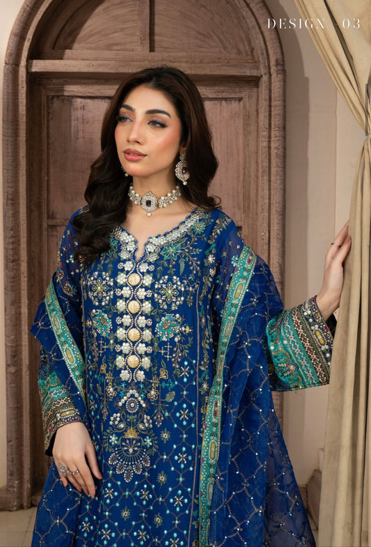 MCN109-LUXURY CHIFFON SUIT