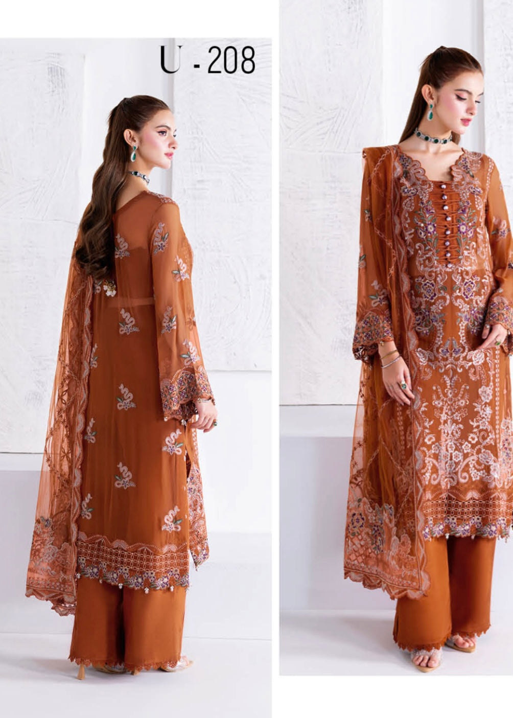 MCRM106-PREMIUM CHIFFON SUITS