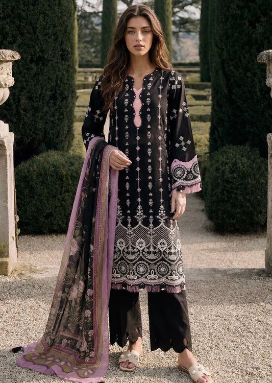 MCZB134-PREMIUM EMBROIDERED LAWN SUIT