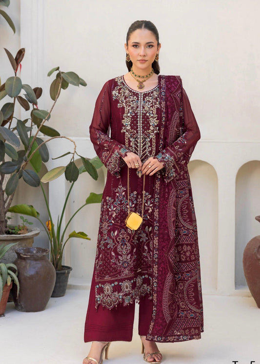 MCR215-LUXURY CHIFFON SUITS