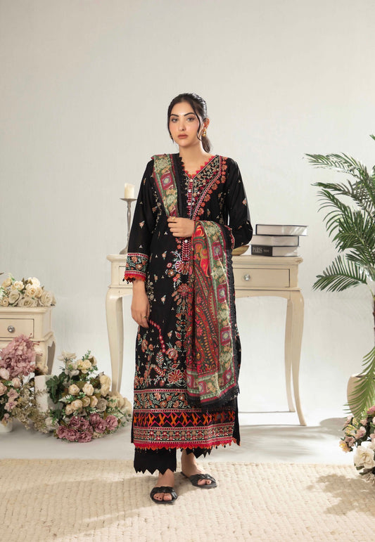 MCGA380-PREMIUM EMBROIDERED LAWN SUIT