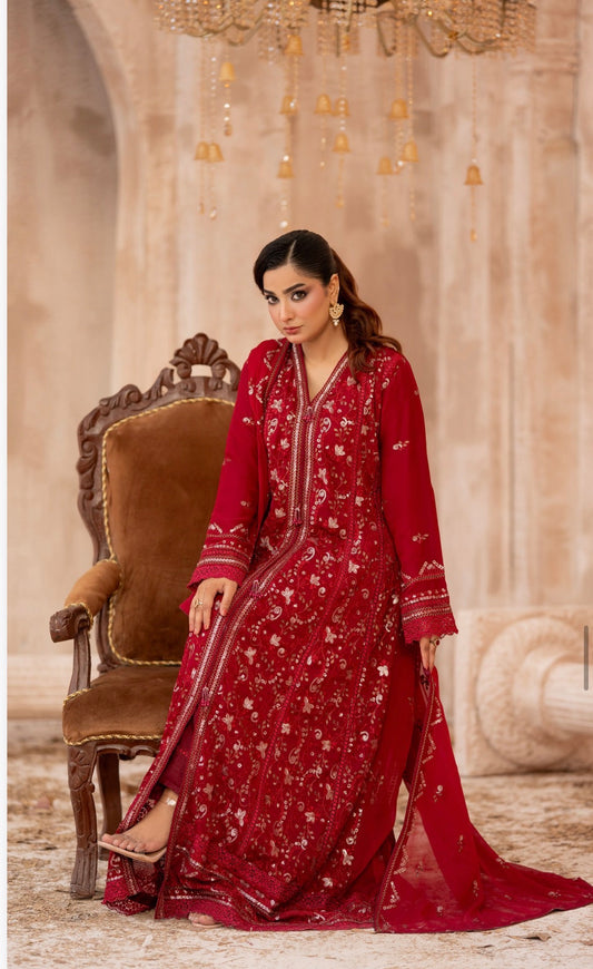 MCBN247-PREMIUM CHIFFON GOWN