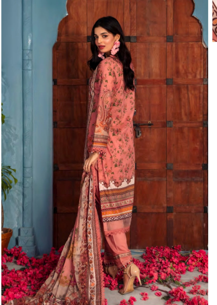 MCGA314-EMBROIDERED LAWN SUIT