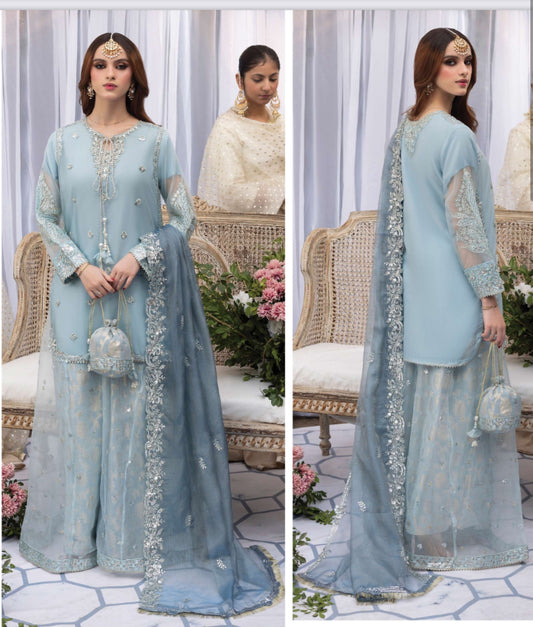 MCZR209-PREMIUM ORGANZA SUIT