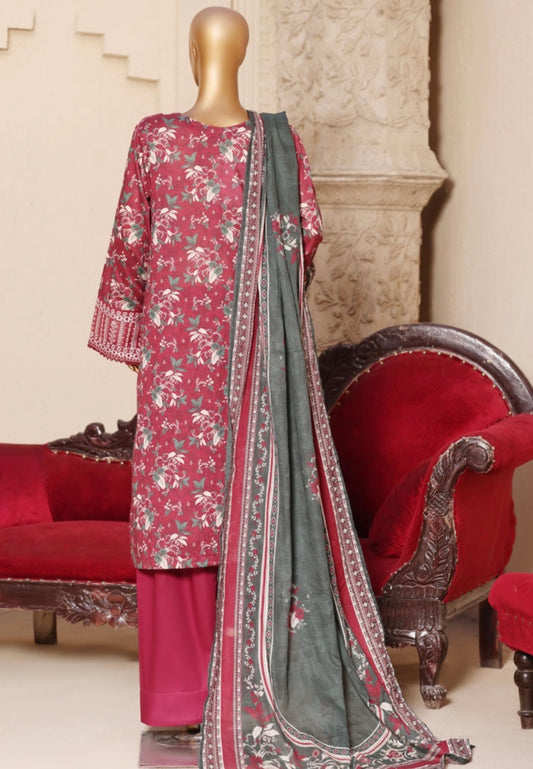MCBS910-PREMIUM LAWN EMBROIDERED SUIT