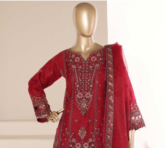 MCSBF348-PREMIUM ORGANZA SUIT
