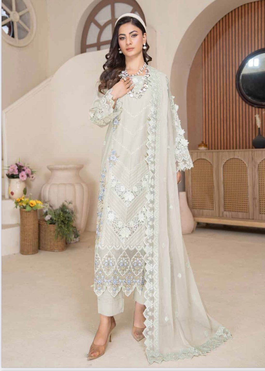 MCAJ108-PREMIUM EMBROIDERED SUIT