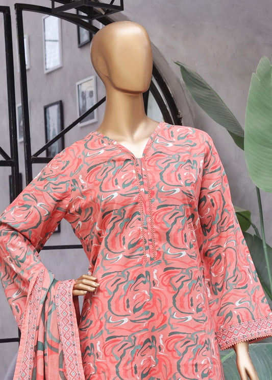 MCBS813-PRINTED LAWN SUIT