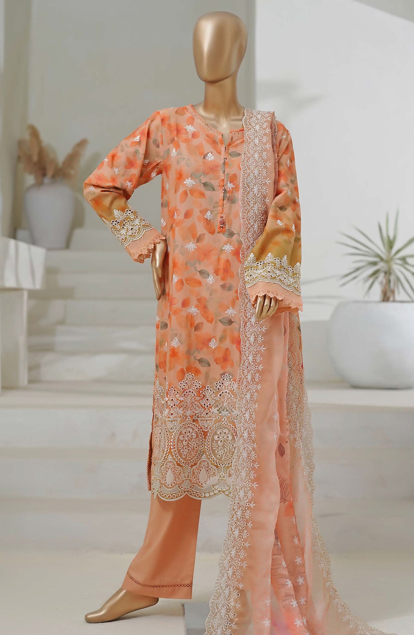 MCSB601-CHIKANKARI CUTWORK SUIT
