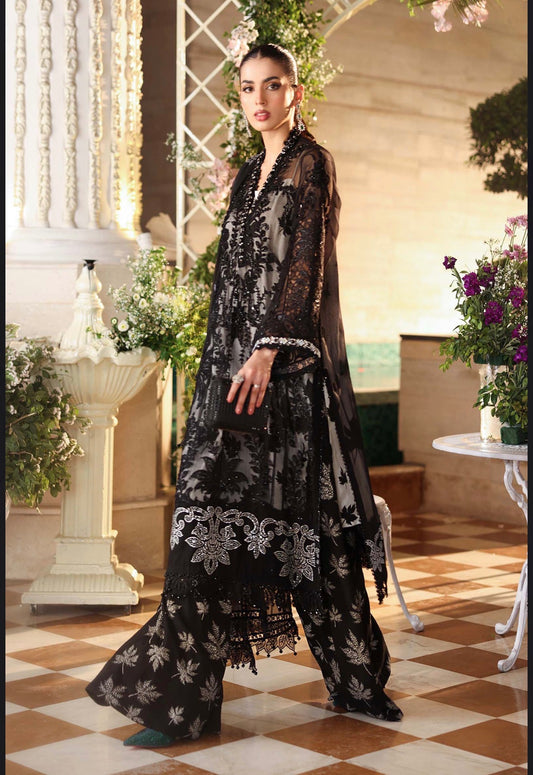 MCMB111-PREMIUM CHIFFON UNSTICHED SUITS