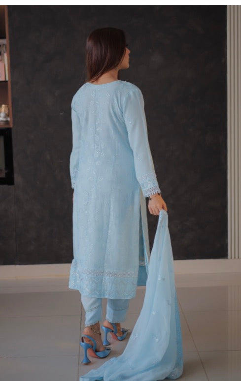 MCWU137-PREMIUM CHIFFON SUIT