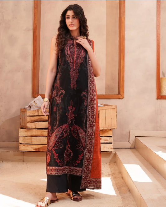 MCF121-PREMIUM RESHAM LAWN SUIT