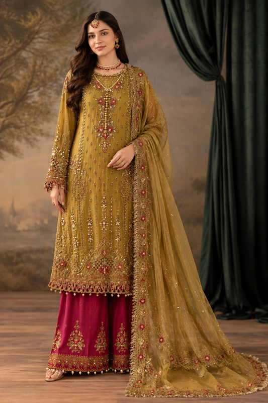 MCAL130-LUXURY CHIFFON SUIT