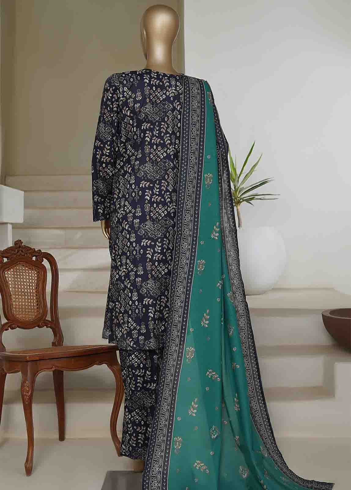 MCSB914-PRINTED LAWN SUITS