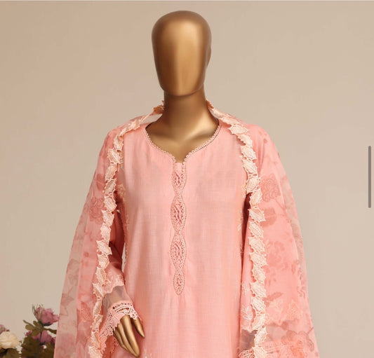 MCSBF400-PREMIUM EMBROIDERED LAWN SUIT