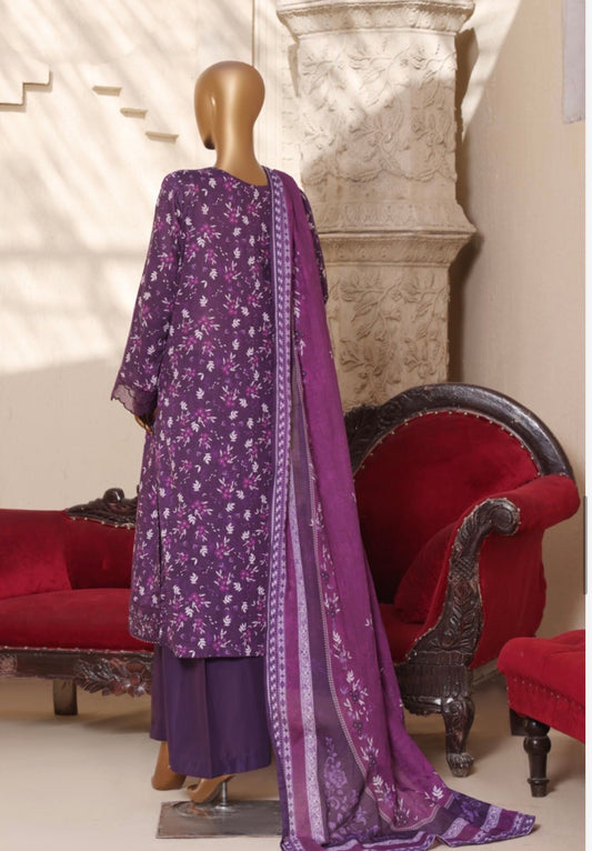 MCBS913-PREMIUM LAWN EMBROIDERED SUIT