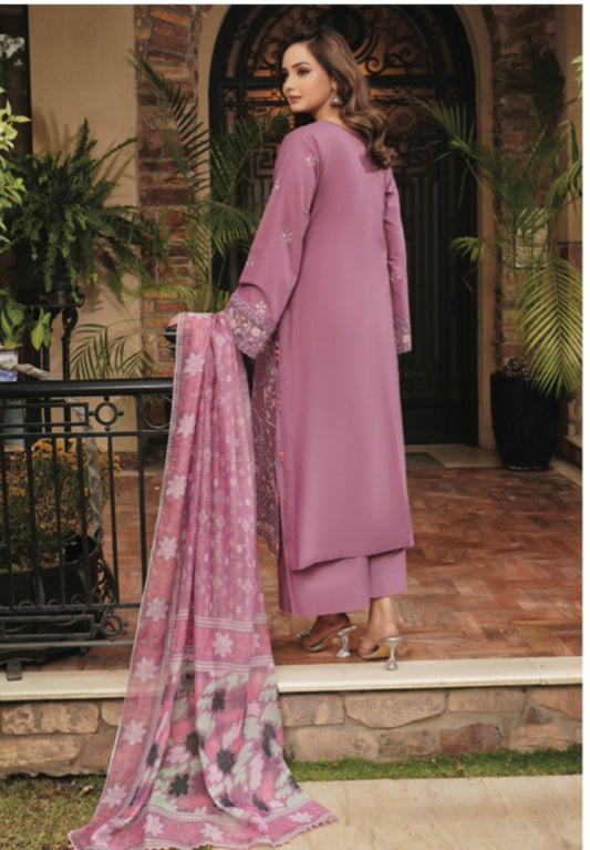 MCMR530-PREMIUM EMBROIDERED LAWN SUIT