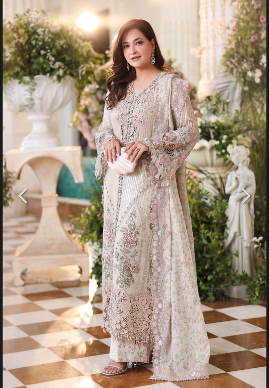MCMB109-PREMIUM CHIFFON UNSTICHED SUITS