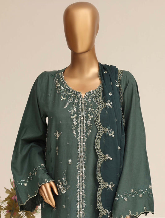 MCSBF396-PREMIUM EMBROIDERED LAWN SUIT