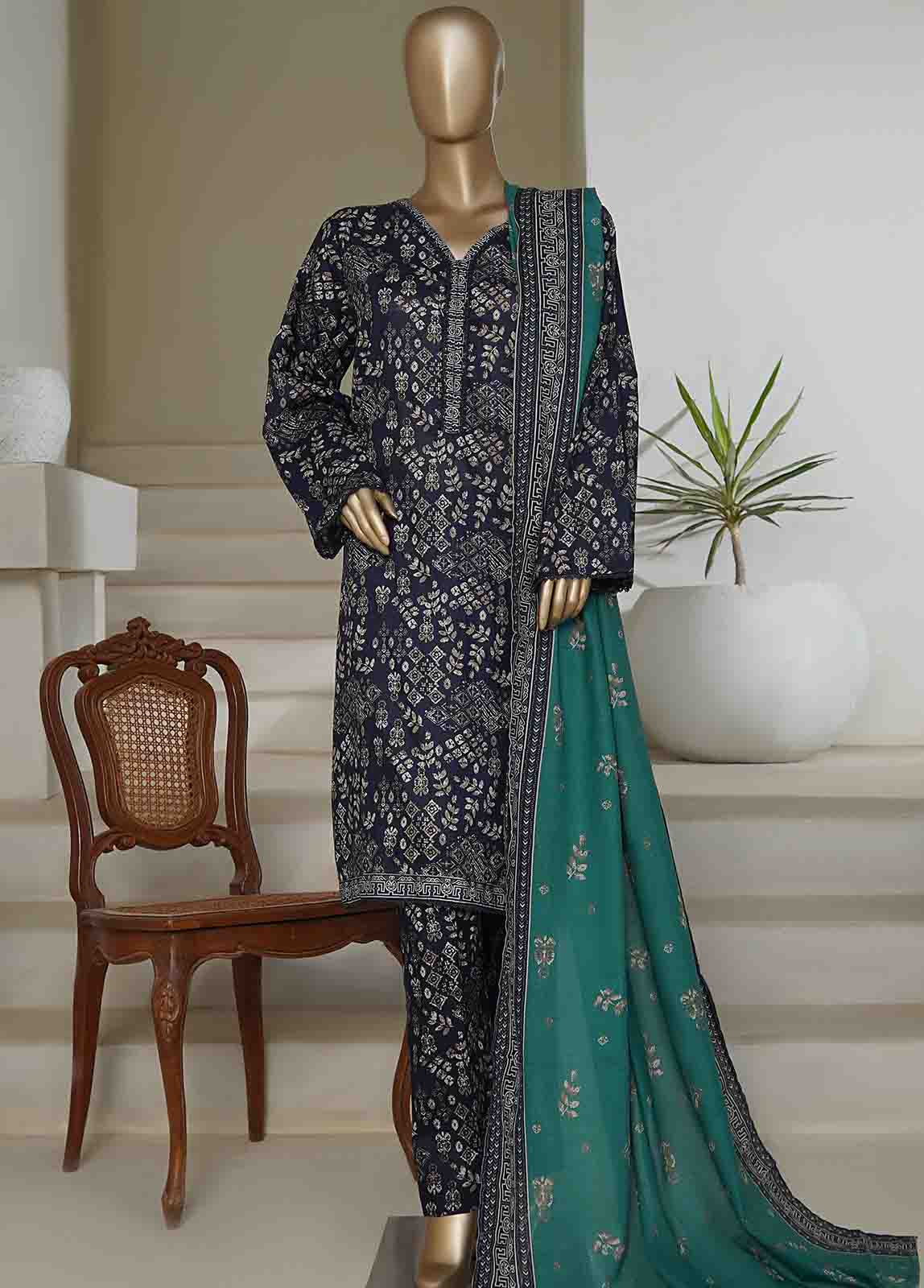 MCSB914-PRINTED LAWN SUITS