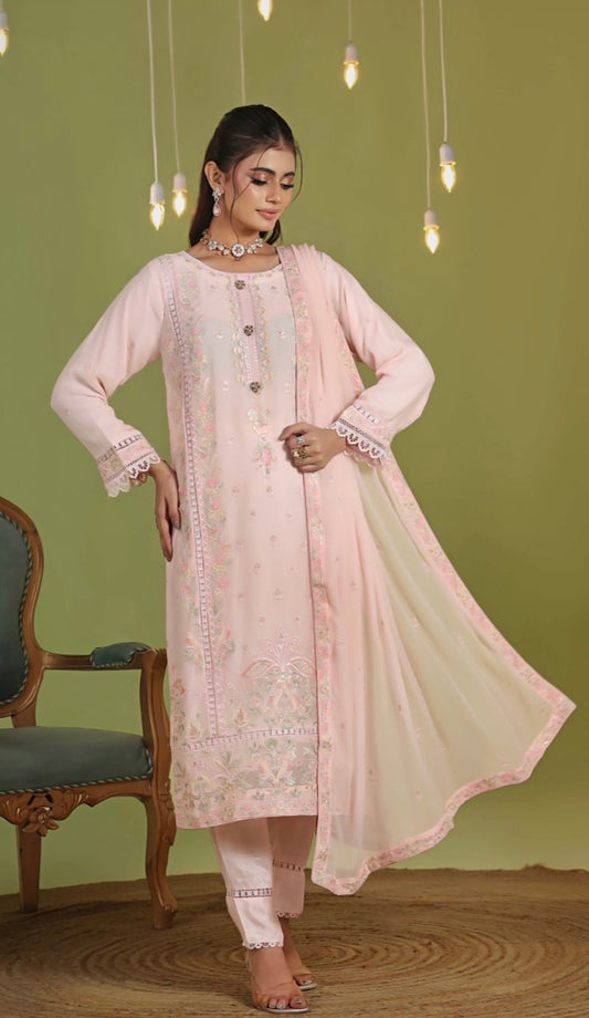 MCWU339-LUXURY CHIFFON SUIT