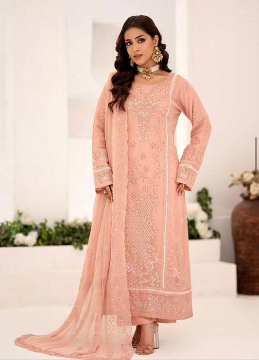MCBN241-PREMIUM CHIFFON SUIT