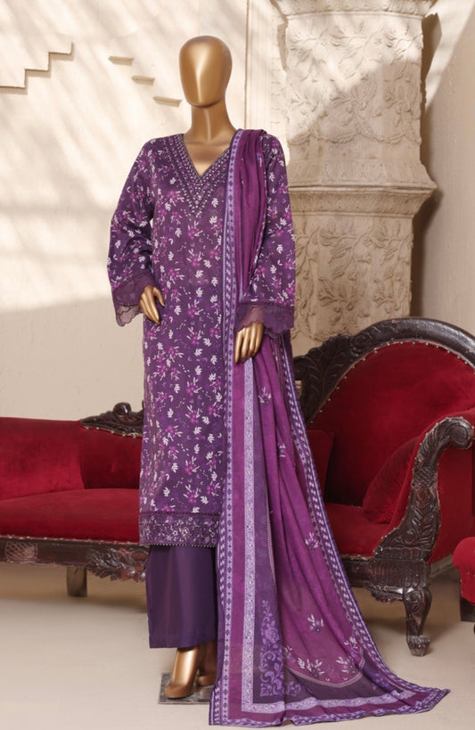 MCBS913-PREMIUM LAWN EMBROIDERED SUIT