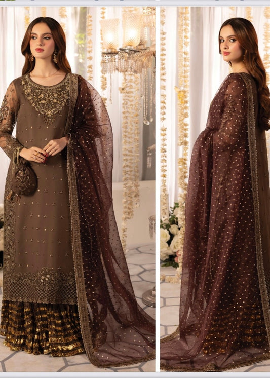 MCZR202-PREMIUM ORGANZA SUIT