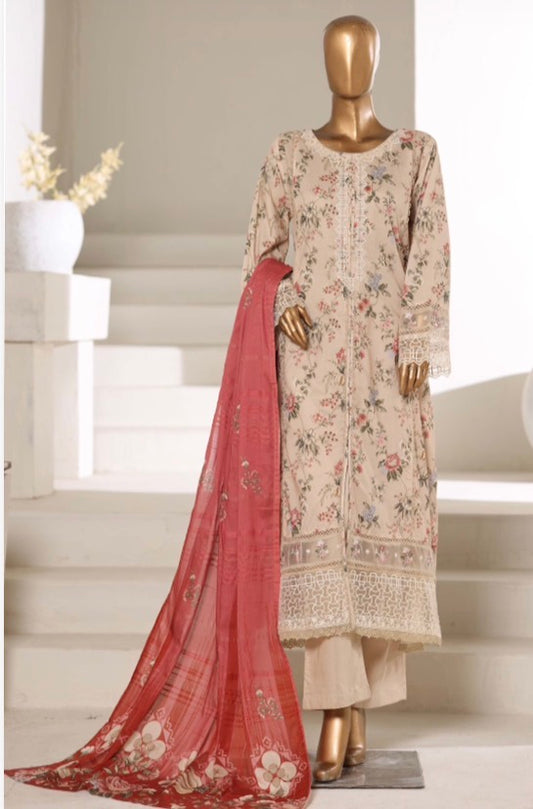 MCSB3119-PREMIUM LAWN EMBROIDERED SUITS