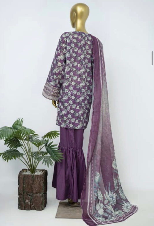 MCBS922-PREMIUM LAWN EMBROIDERED SUIT