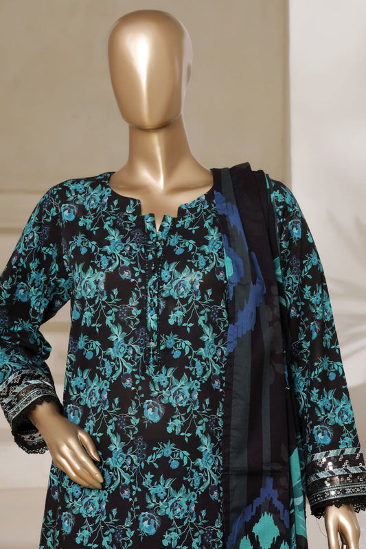 MCSBS106-PREMIUM EMBROIDERED LAWN SUIT