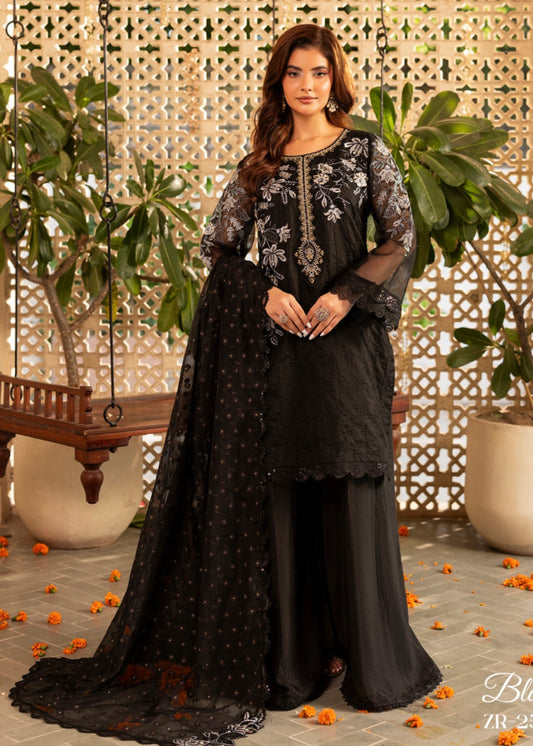MCZH206-PREMIUM ORGANZA SUIT