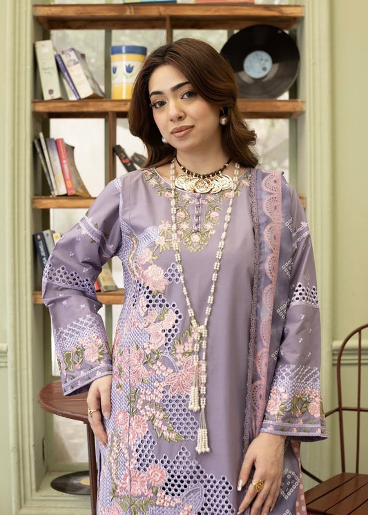MCHA118-PREMIUM EMBROIDERED COTTON SUIT