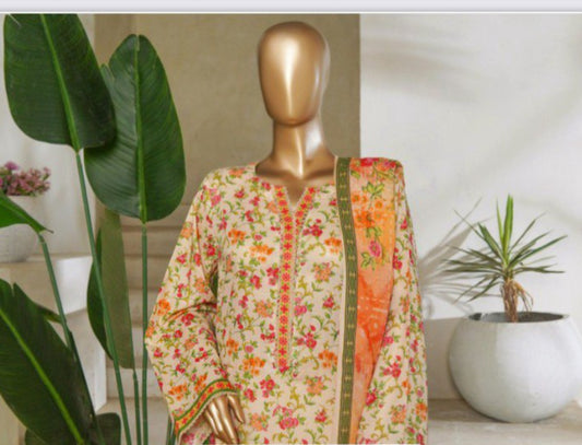 MCBS1015-PREMIUM PRINTED LAWN SUITS