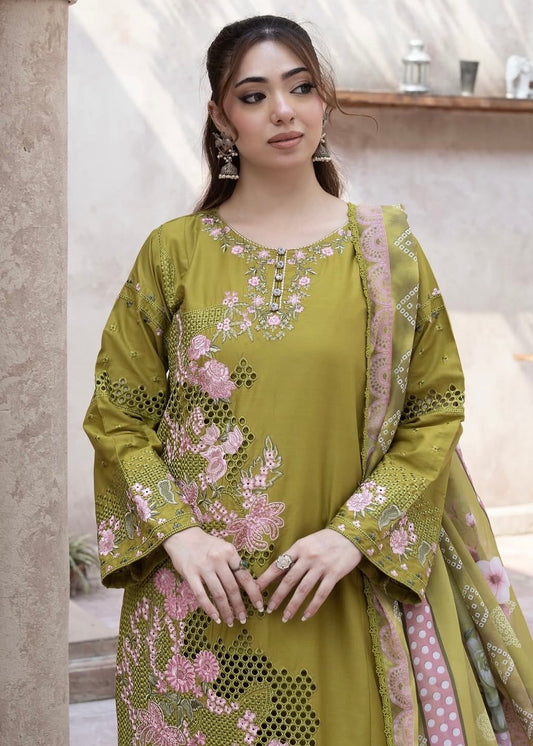 MCHA101-PREMIUM EMBROIDERED COTTON SUIT