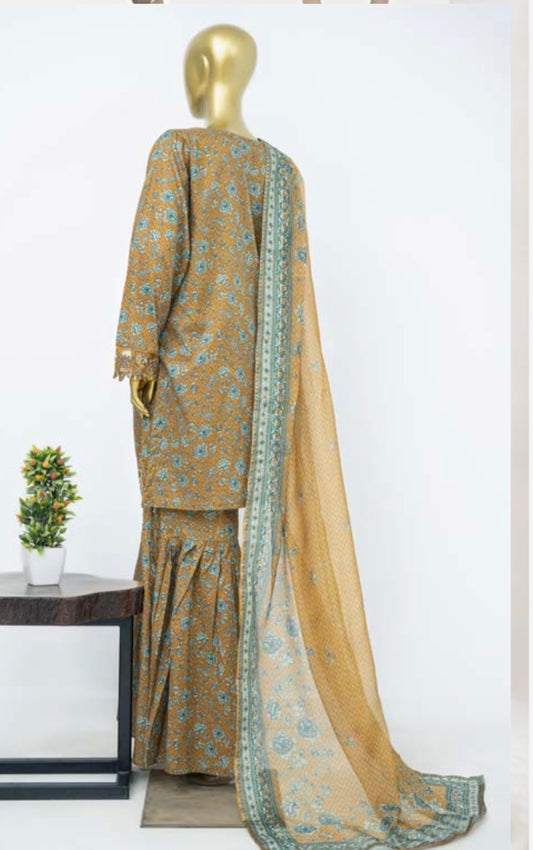 MCBS921-PREMIUM LAWN EMBROIDERED SUIT