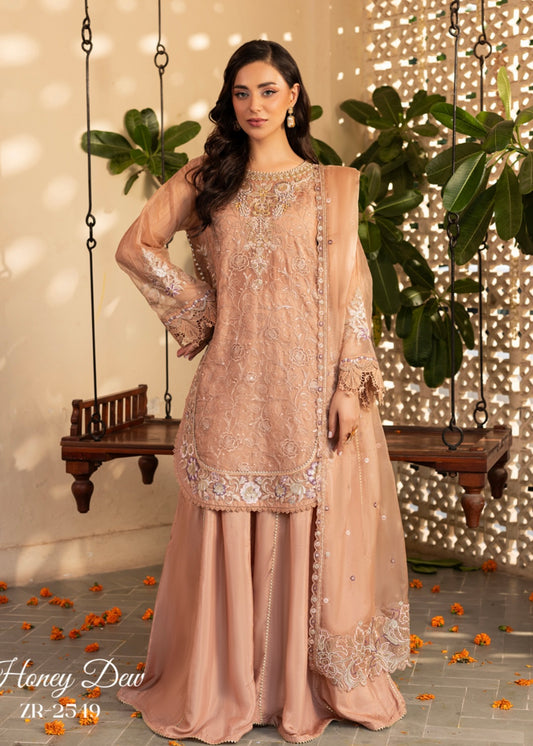 MCZH202-PREMIUM ORGANZA SUIT