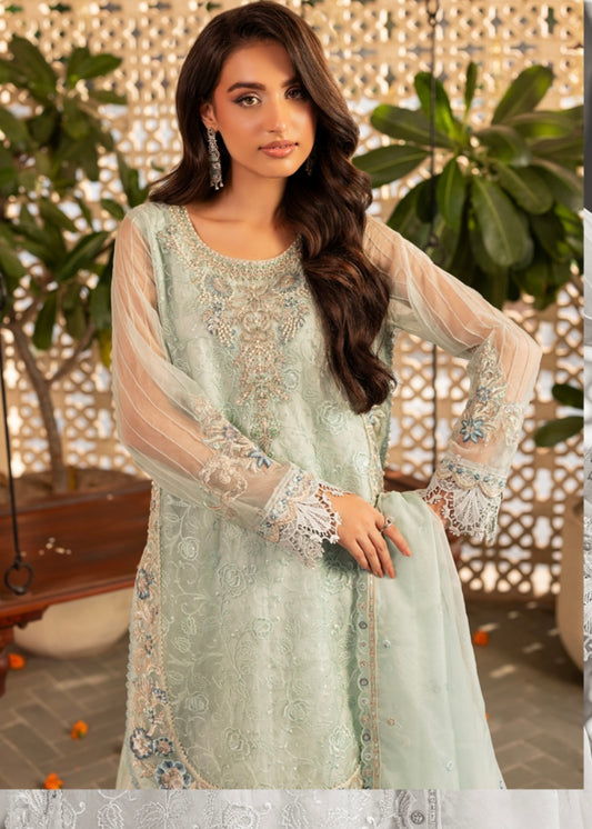MCZH201-PREMIUM ORGANZA SUIT